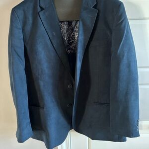 Nautica Classic microsuede Navy Blazer